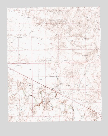 Fuentes Ranch, NM USGS Topographic Map