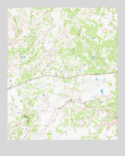 Fulda, TX USGS Topographic Map