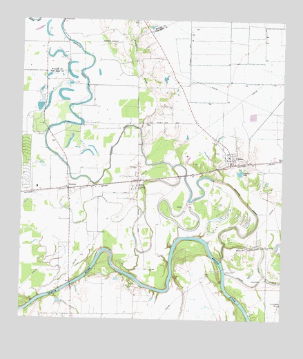 Fulshear, TX USGS Topographic Map