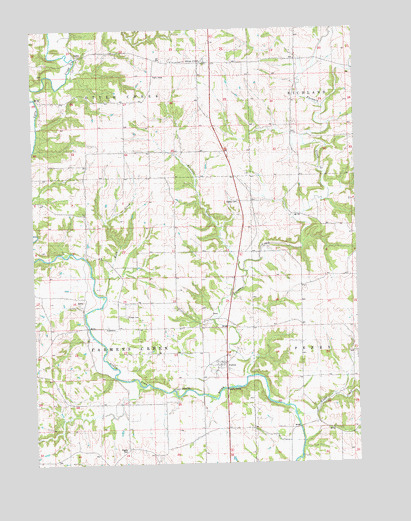 Fulton, IA USGS Topographic Map