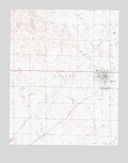 Ashland, KS USGS Topographic Map