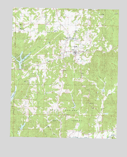 Ashland, MS USGS Topographic Map