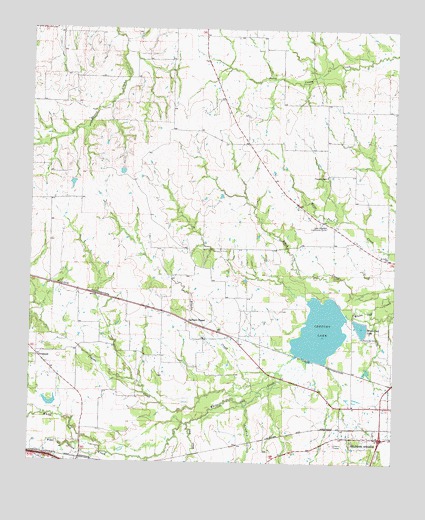 Gafford Chapel, TX USGS Topographic Map