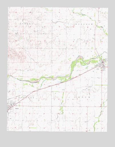 Gage, OK USGS Topographic Map