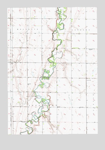 Gallup, SD USGS Topographic Map
