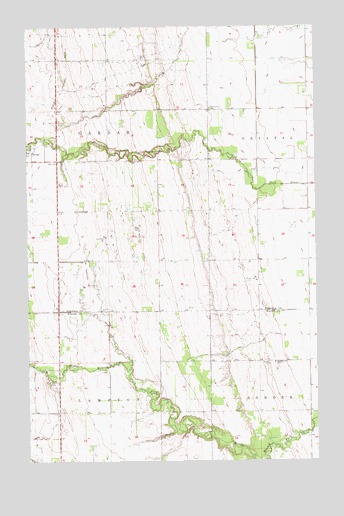 Gardar, ND USGS Topographic Map