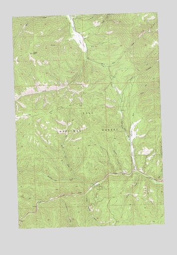 Garden Point, MT USGS Topographic Map