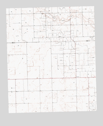 Ashmore, TX USGS Topographic Map