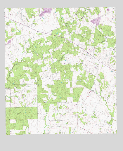 Garfield, TX USGS Topographic Map