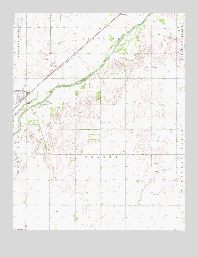 Garfield, KS USGS Topographic Map