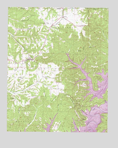 Garfield, AR USGS Topographic Map