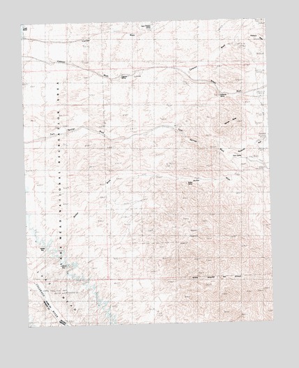 Garrett Butte, NV USGS Topographic Map