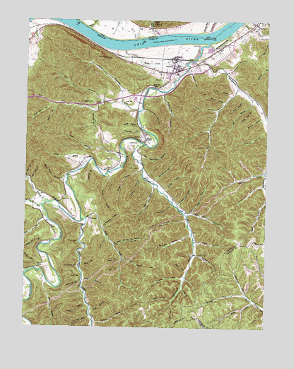 Garrison, KY USGS Topographic Map