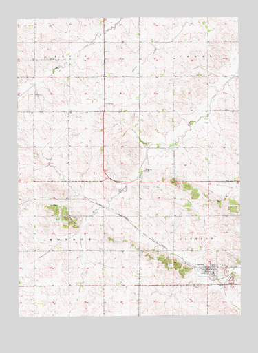 Garrison, IA USGS Topographic Map