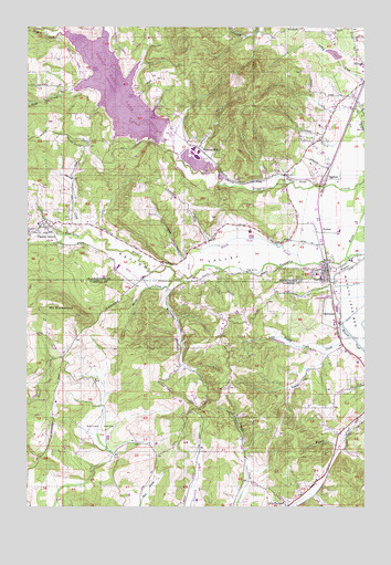 Gaston, OR USGS Topographic Map