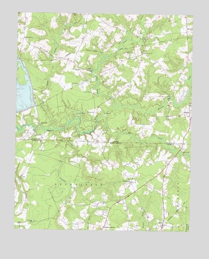 Gates, NC USGS Topographic Map