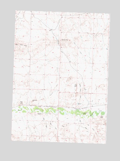Gates Butte, WY USGS Topographic Map