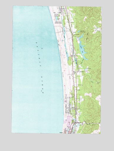 Gearhart, OR USGS Topographic Map