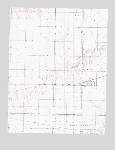 Gem, KS USGS Topographic Map