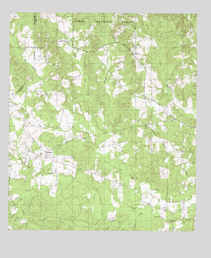 Geneva, TX USGS Topographic Map