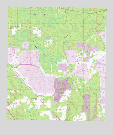 Genoa, FL USGS Topographic Map