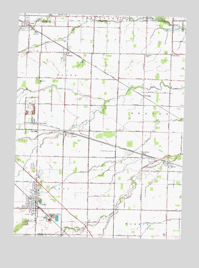 Genoa, OH USGS Topographic Map