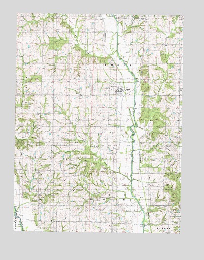 Gentry, MO USGS Topographic Map