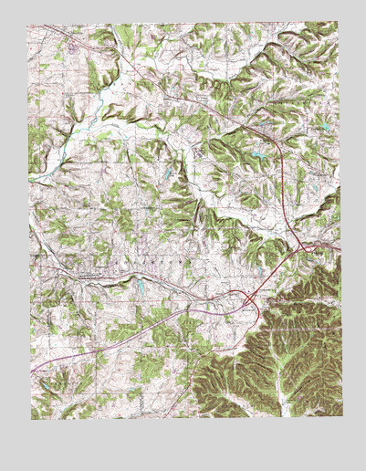 Georgetown, IN USGS Topographic Map