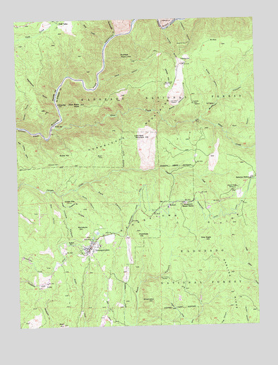 Georgetown, CA USGS Topographic Map
