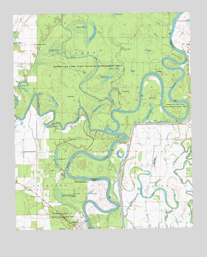 Georgetown, AR USGS Topographic Map