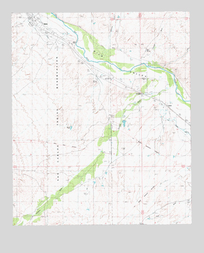 Geronimo, AZ USGS Topographic Map