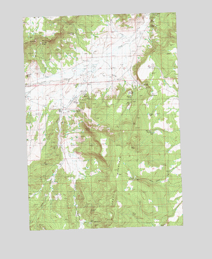 Gerry Mountain, OR USGS Topographic Map