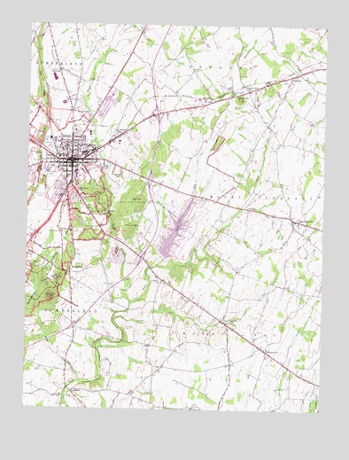 Gettysburg, PA USGS Topographic Map