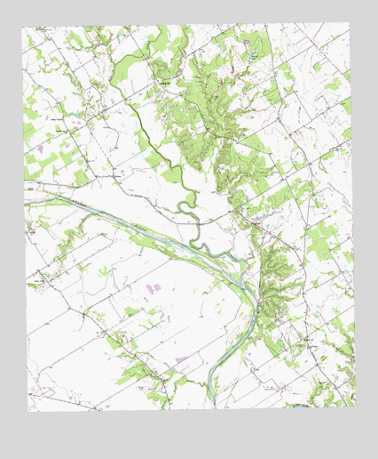 Gholson, TX USGS Topographic Map