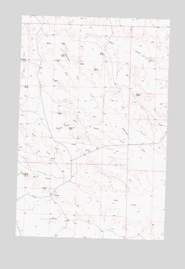 Gibson Coulee, MT USGS Topographic Map