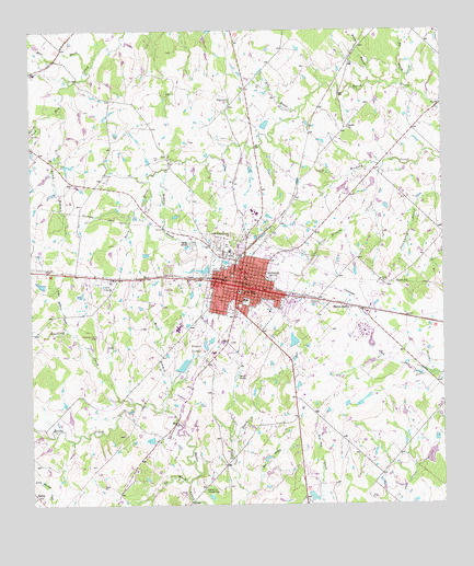 Giddings, TX USGS Topographic Map