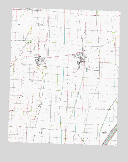 Gideon, MO USGS Topographic Map