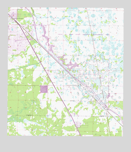 Gilchrist, FL USGS Topographic Map