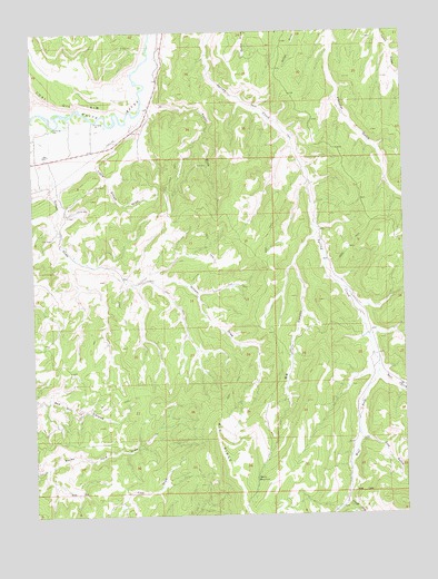 Gillam Draw, CO USGS Topographic Map