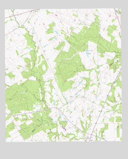 Gillett, TX USGS Topographic Map