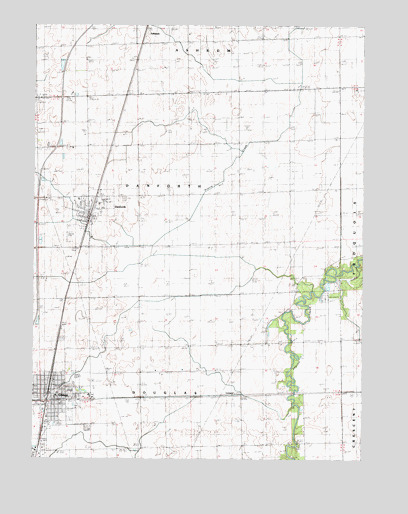 Gilman, IL USGS Topographic Map