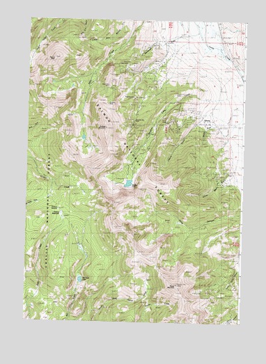 Gilmore, ID USGS Topographic Map