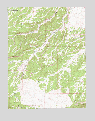 Gilsonite Draw, UT USGS Topographic Map