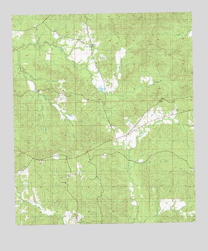 Gin Branch, MS USGS Topographic Map