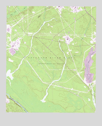 Girard NW, SC USGS Topographic Map