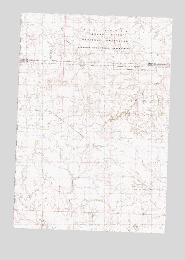 Glad Valley NW, SD USGS Topographic Map