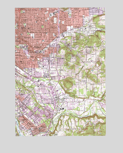 Gladstone, OR USGS Topographic Map