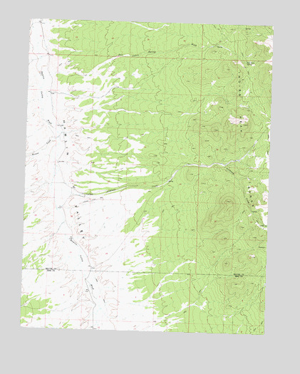 Atchison Creek, UT USGS Topographic Map