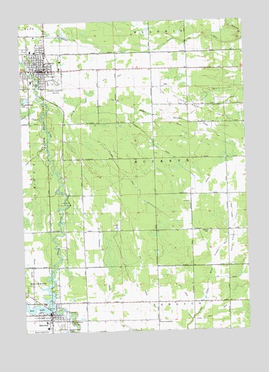 Gladwin, MI USGS Topographic Map