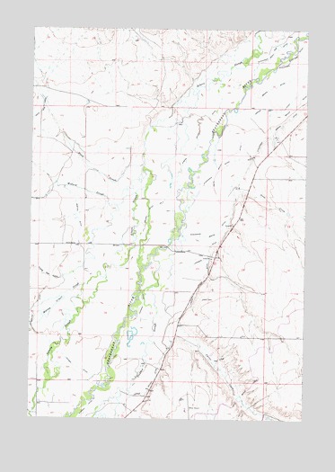 Glen SE, MT USGS Topographic Map